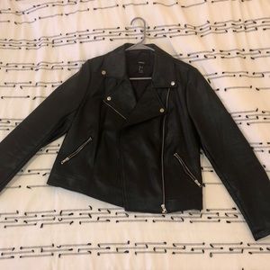 Faux Leather Jacket